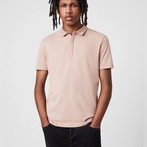 All Saints L  Brace Polo s/s Shirt